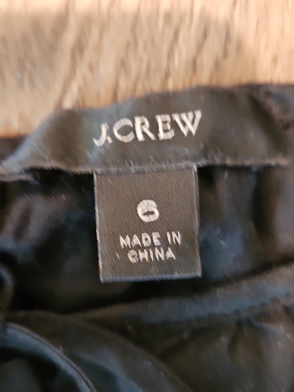 J Crew Cinched Waist Top in Herringbone Cotton - Size 6 - Picture 5 of 7